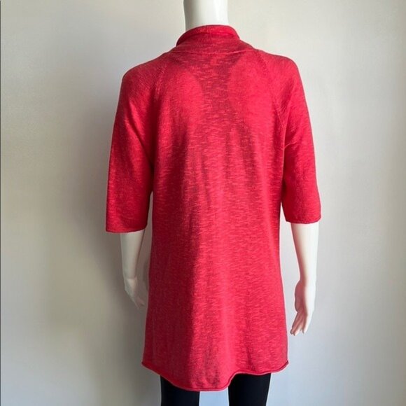 Eileen Fisher Linen Cotton Blend Cardigan - S - Picture 2 of 5